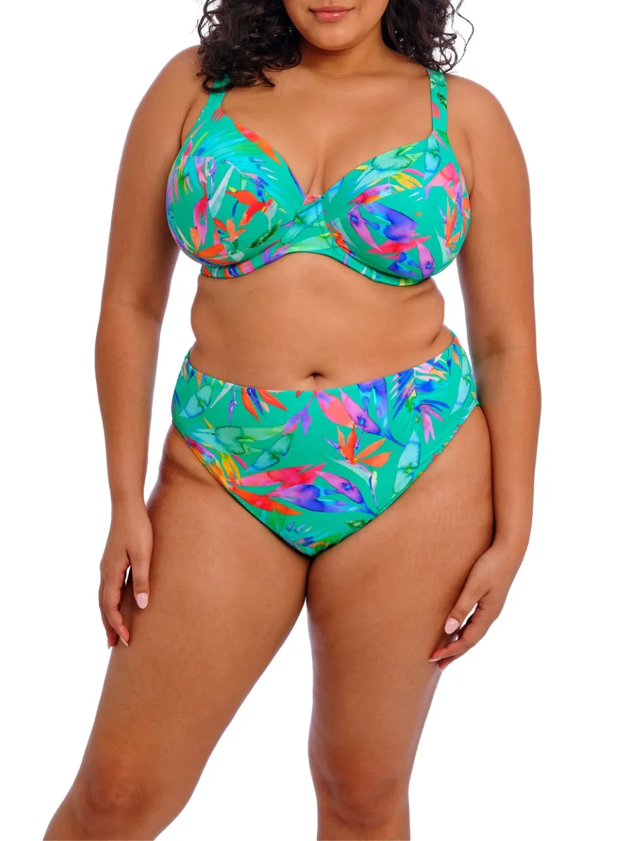 Toyama Tides Plunge Bikini Top - Jade