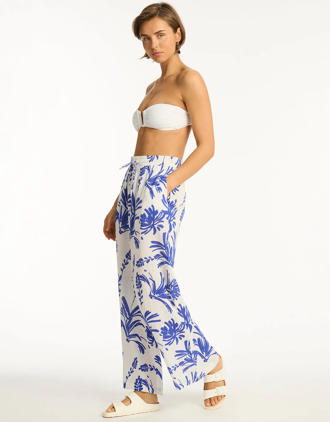 Tradewind Beach Pant - Cobalt