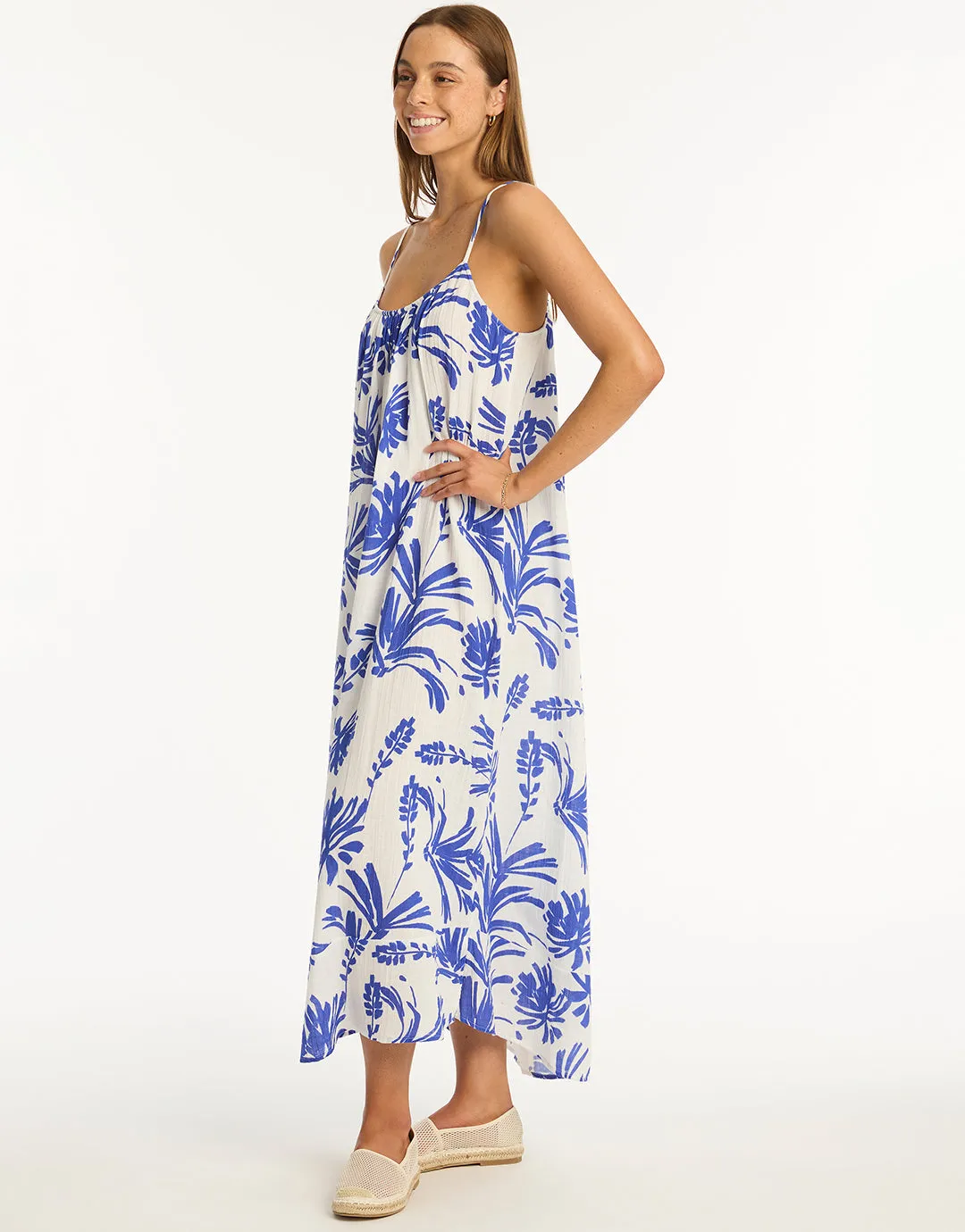 Tradewind Sun Dress - Cobalt