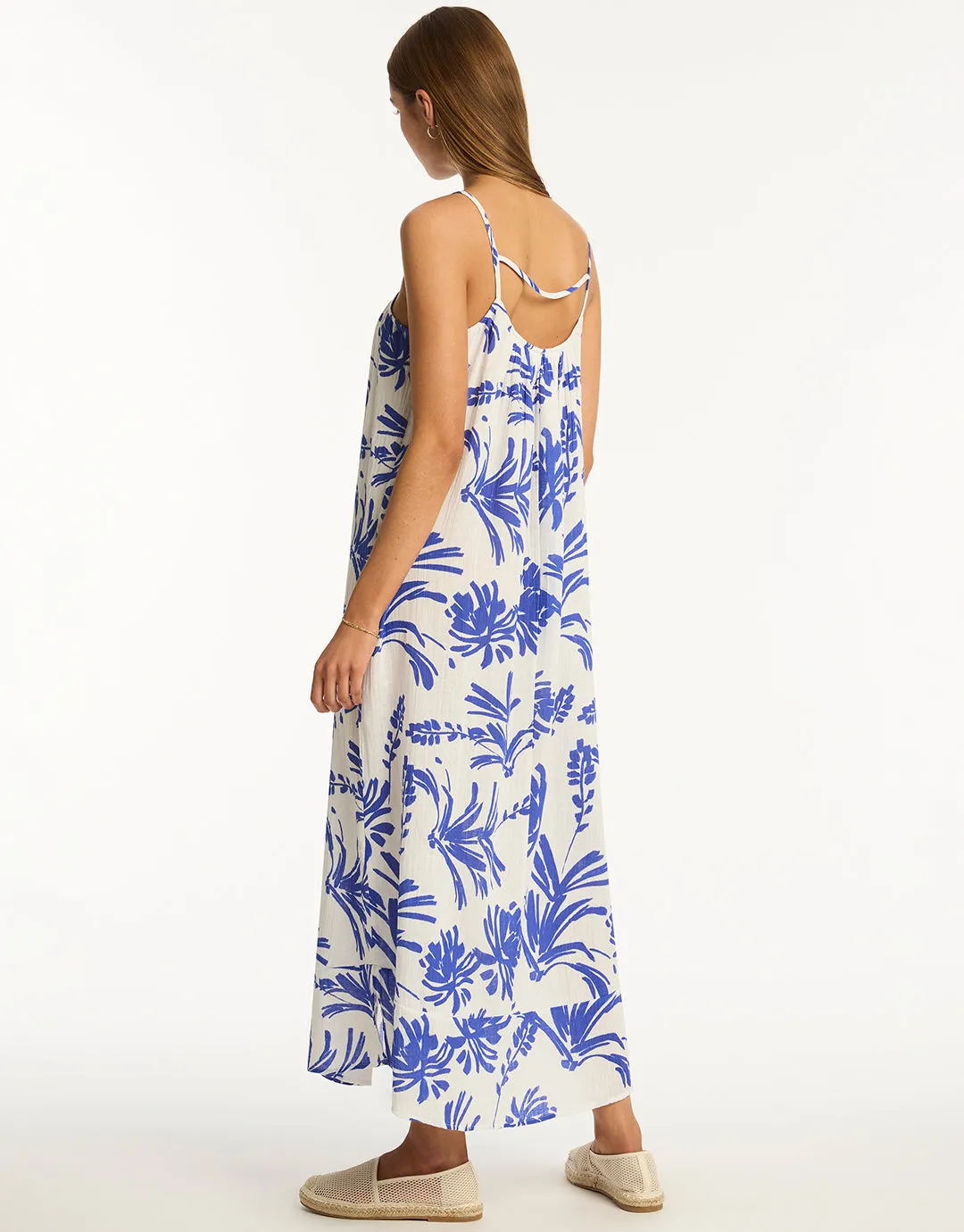 Tradewind Sun Dress - Cobalt
