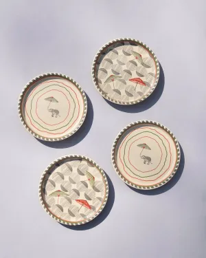 Tribe Coasters (Set of 4) clothes drying rack, folding drying rack