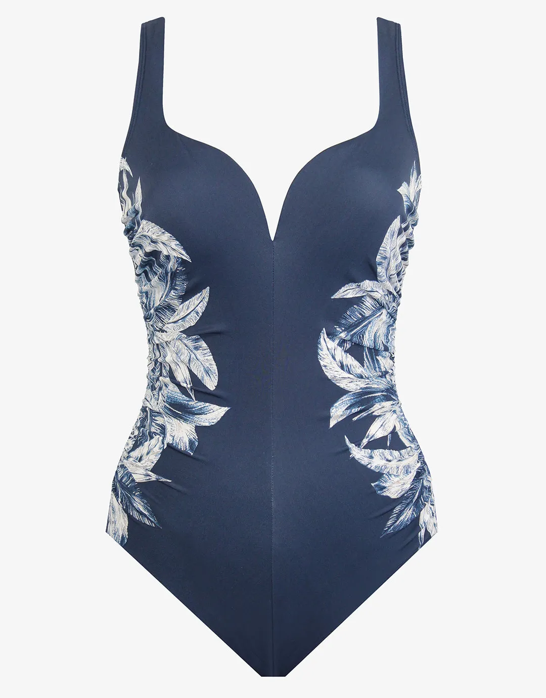 Tropica Toile Temptress Swimsuit - Navy White