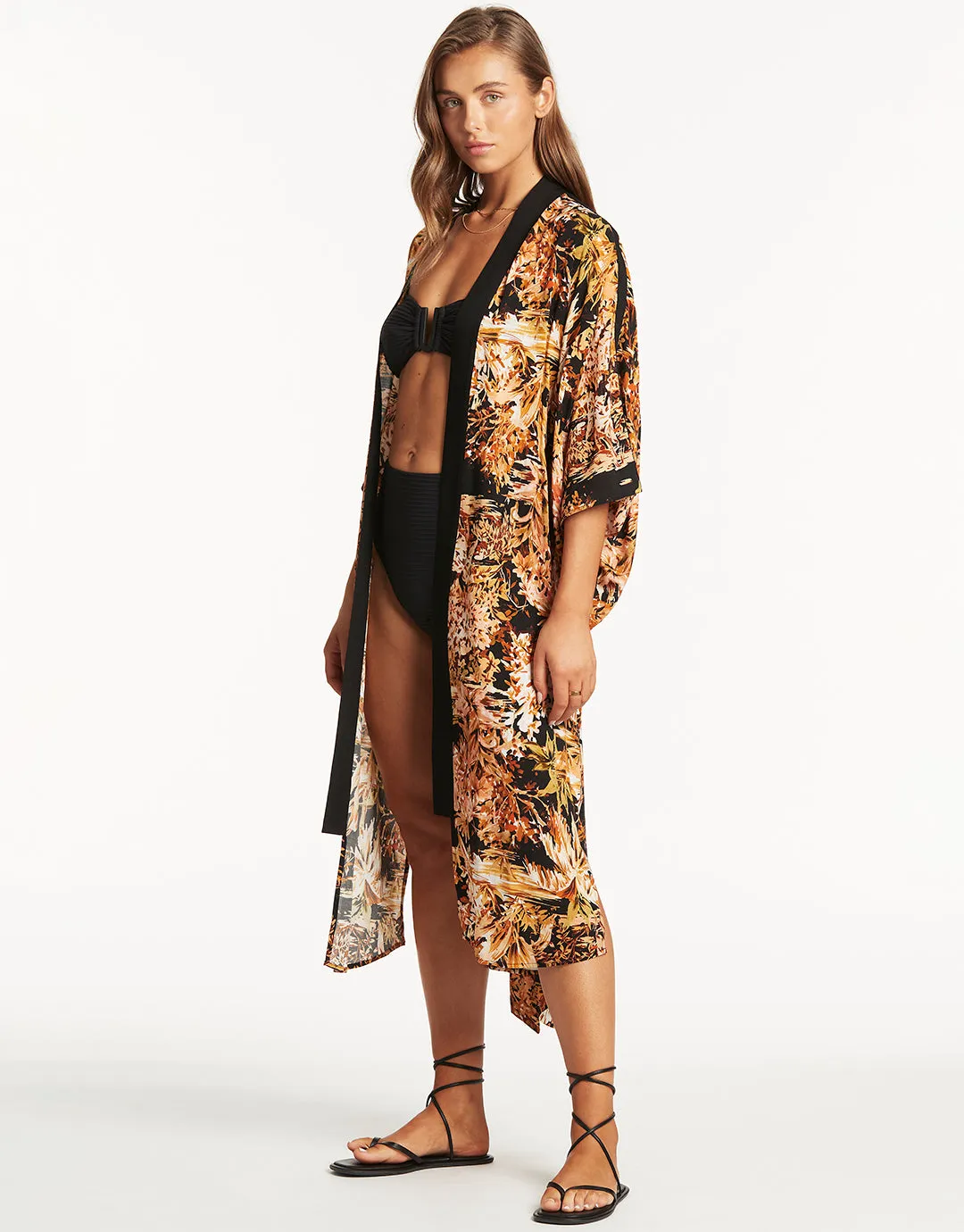 Troppica Kimono - Black