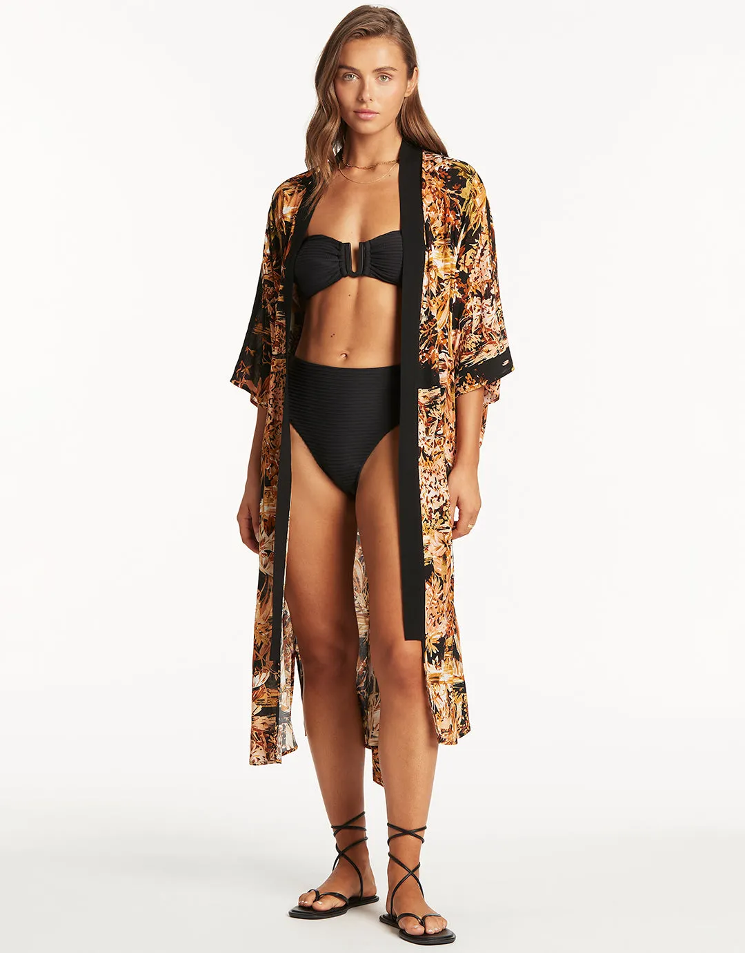 Troppica Kimono - Black