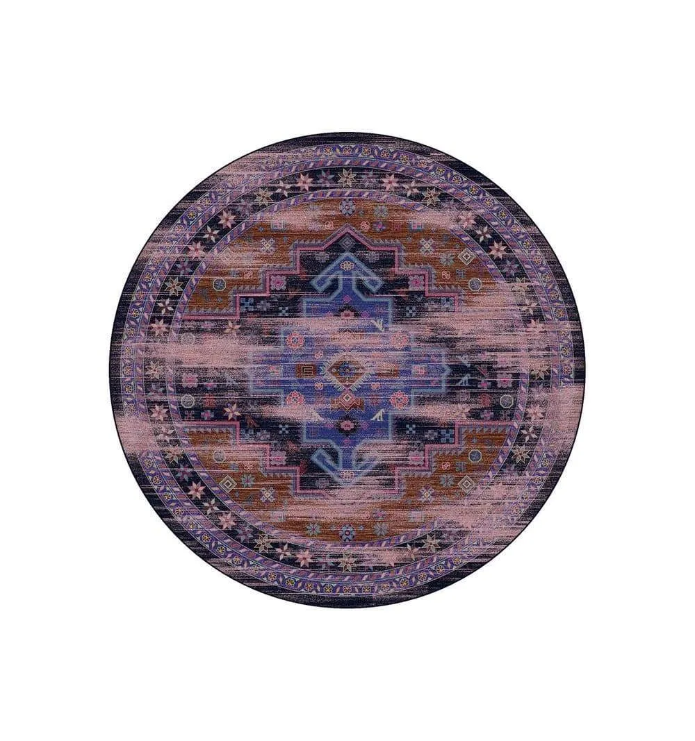 Turkish Nights Area Rugs - Multi Purple