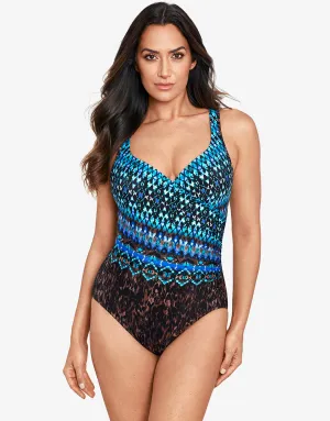 Untamed It's A Wrap Swimsuit - Blue