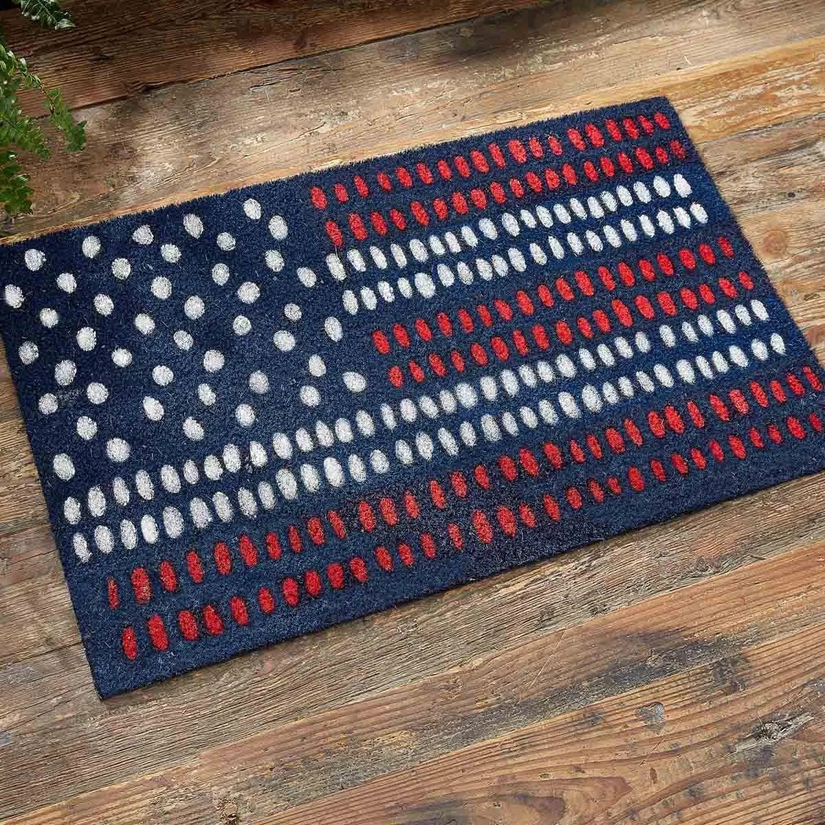 USA Flags Doormat modern serveware, serving platter