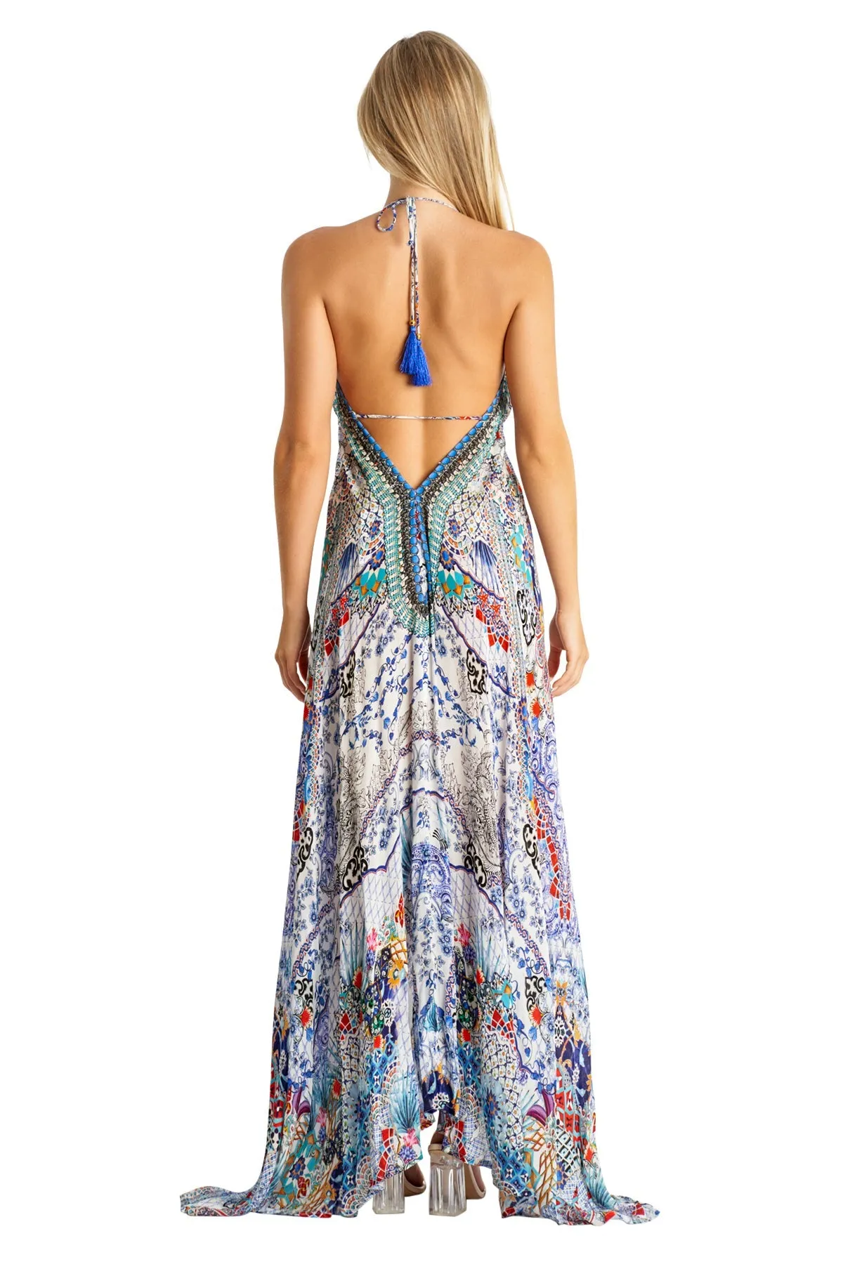 Valentina Halter Maxi Dress