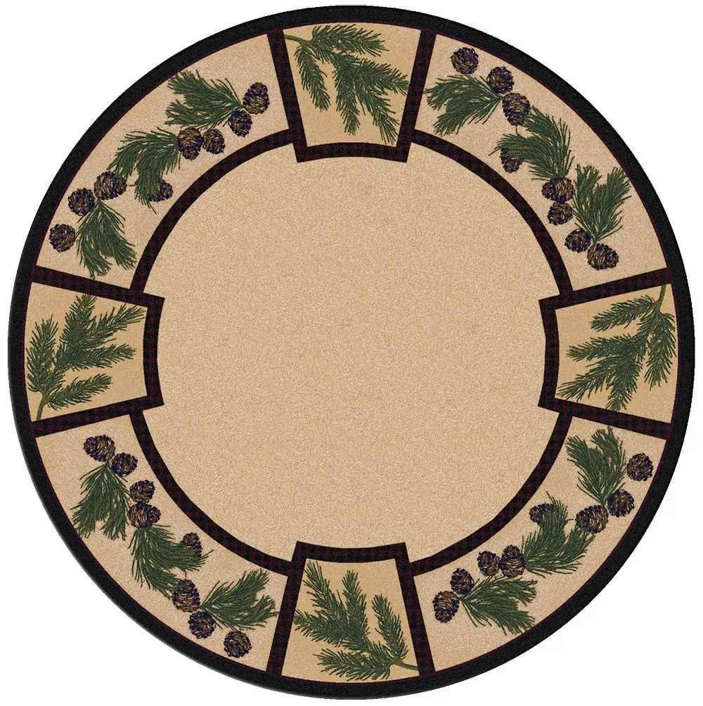 Valley Forest Pine Cone Rugs serving tray, cheese board