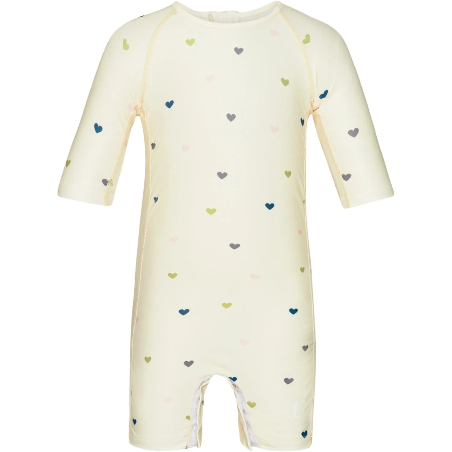 Vanilla COPENHAGEN Milk Hearts UV Baby Swimsuit