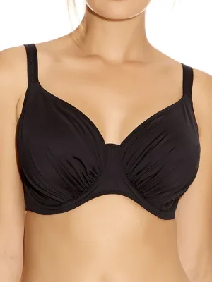Versailles Full Cup Bikini Top - Black