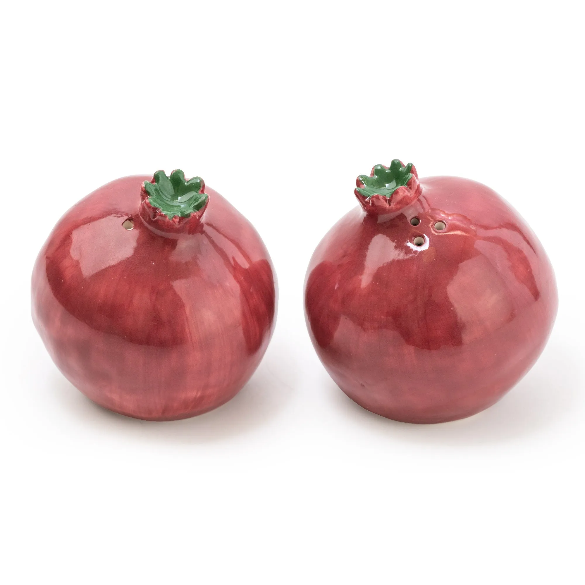 Vibrant Pomegranate Salt & Pepper Pots