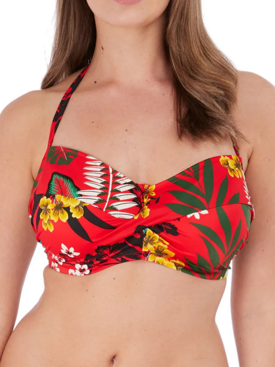 Vilamoura Bandeau Bikini Top - Lollipop