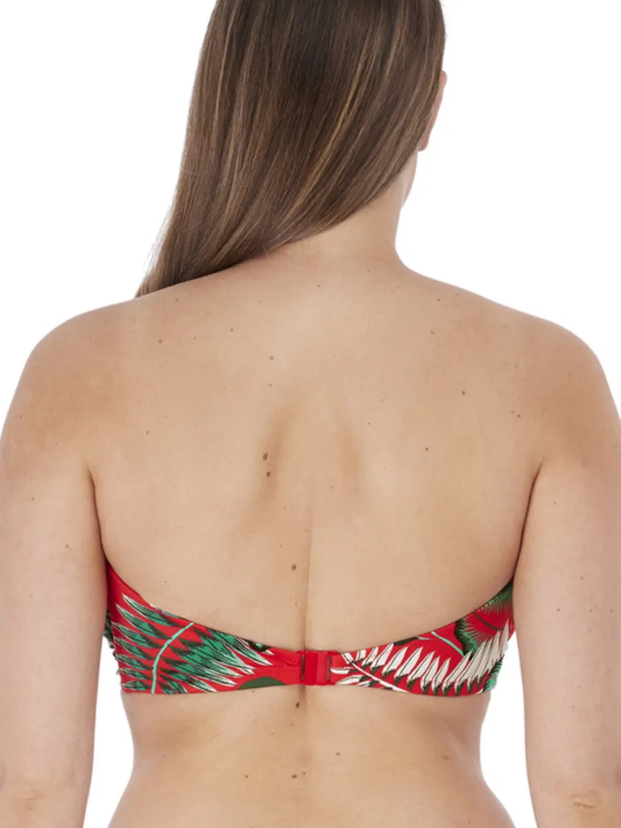 Vilamoura Bandeau Bikini Top - Lollipop