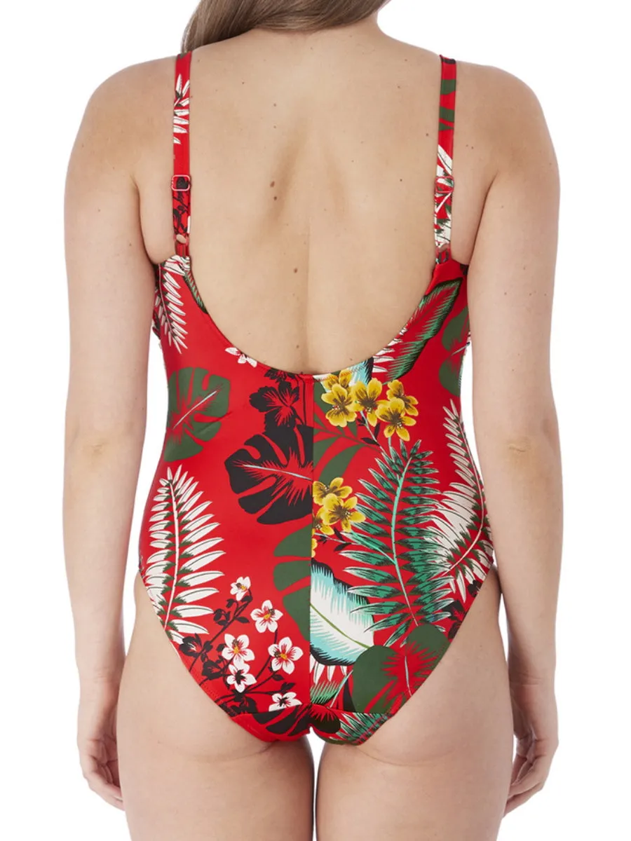 Vilamoura Scoop Neck Swimsuit - Lollipop