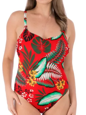 Vilamoura Scoop Neck Swimsuit - Lollipop