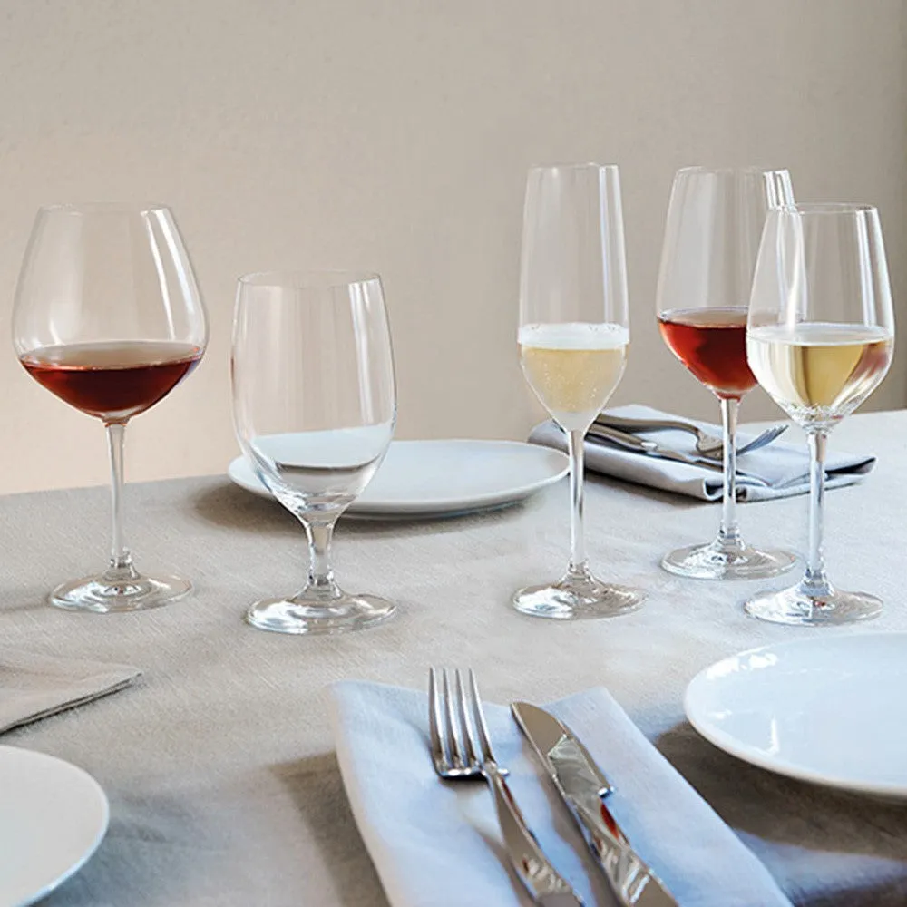 Vina Set of 6 burgundy wine glasses, 75cl, Clear