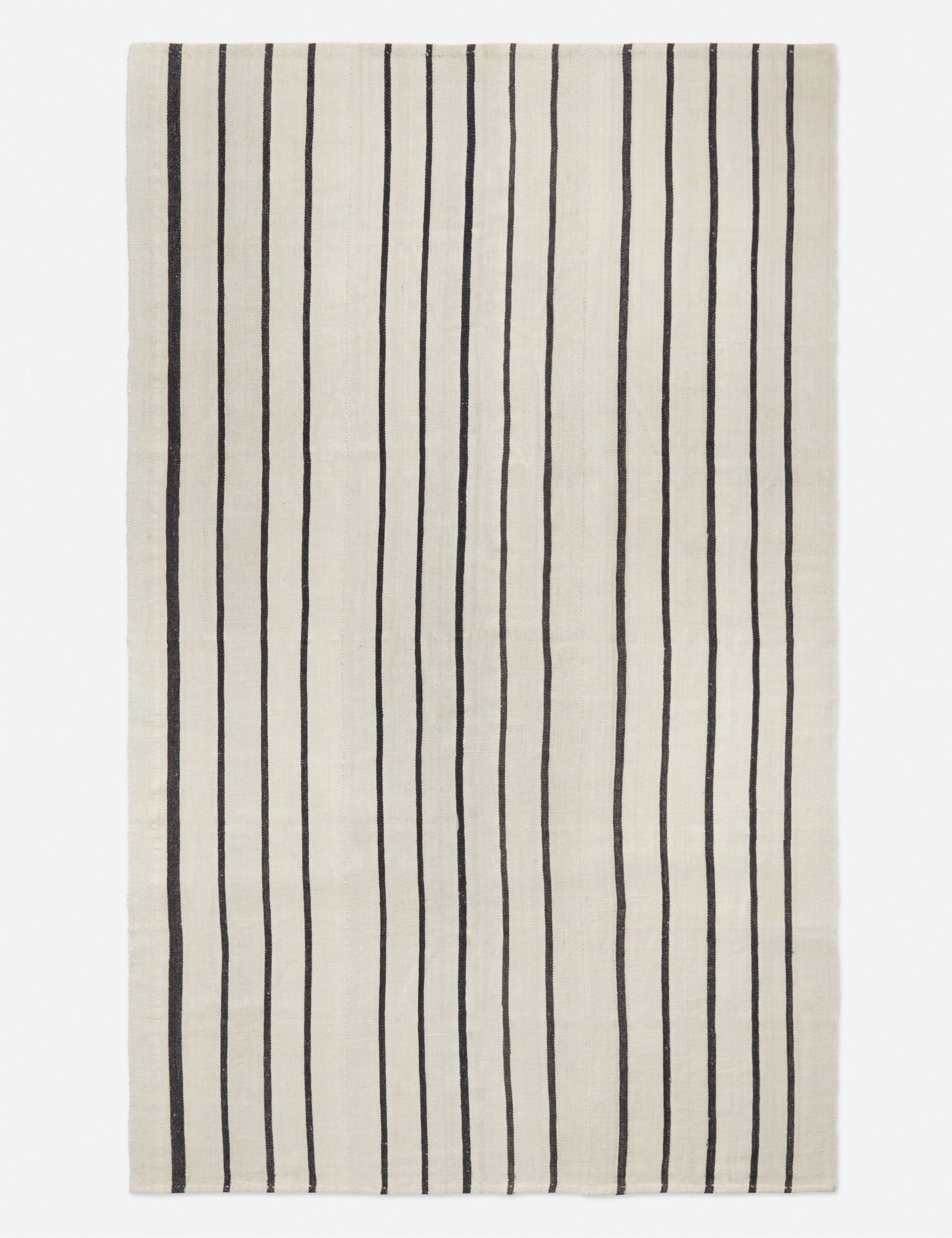 Vintage Kilim Flatweave Wool Rug No. 38, 6'3" x 10'12"