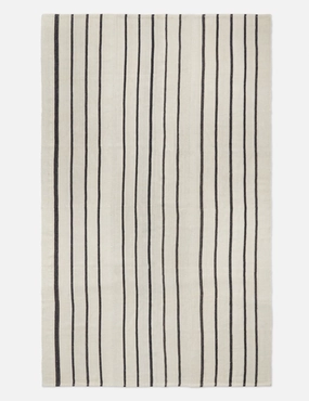 Vintage Kilim Flatweave Wool Rug No. 38, 6'3" x 10'12"