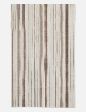 Vintage Kilim Flatweave Wool Rug No. 42, 7'1" x 12'6"