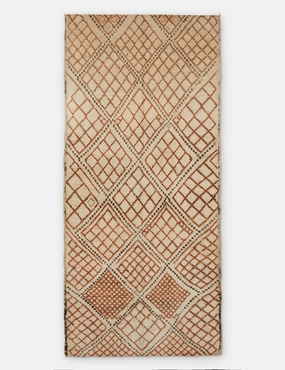 Vintage Moroccan Hand-Knotted Wool Rug No. 26, 6' x 13'3"
