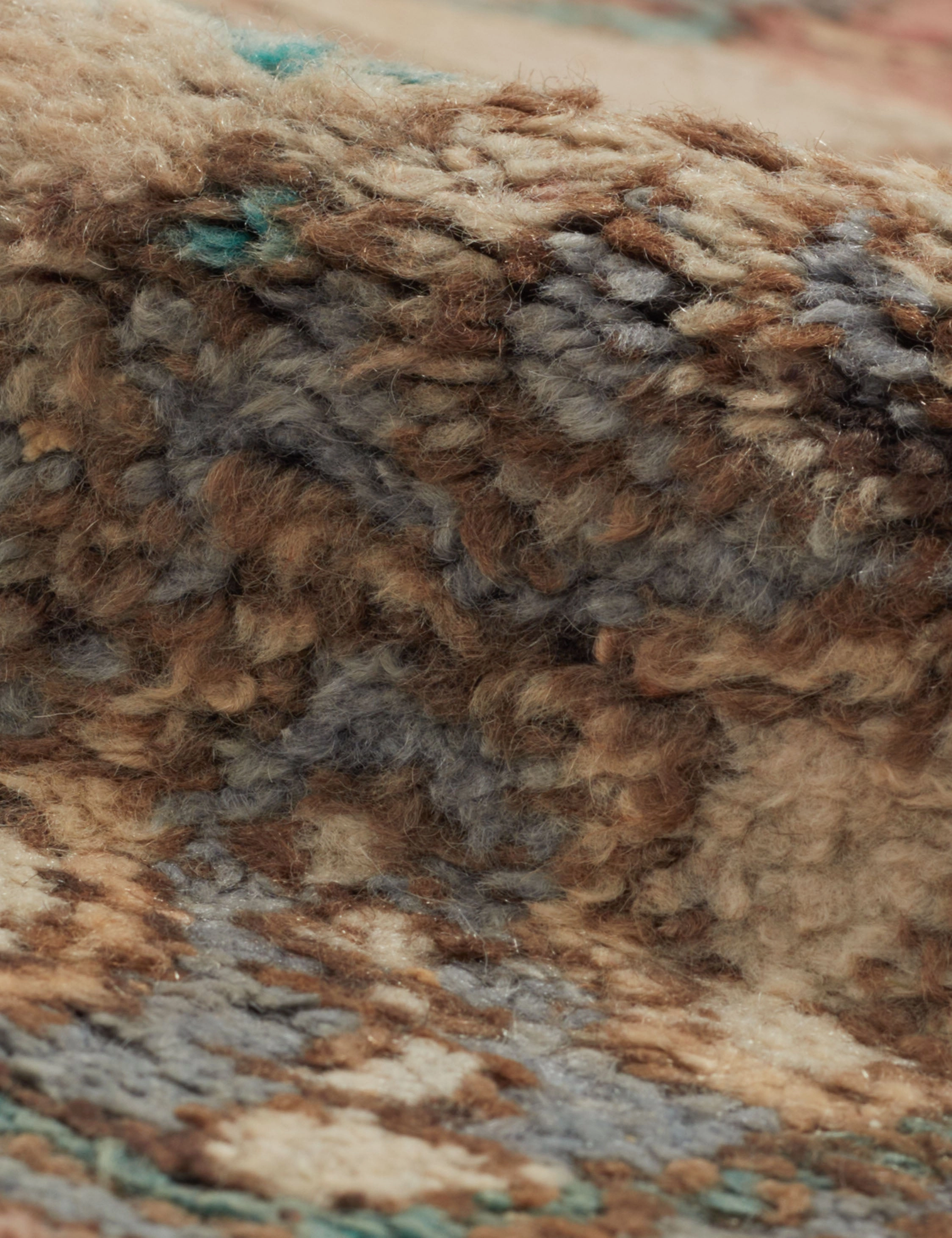 Vintage Moroccan Hand-Knotted Wool Runner Rug No. 4, 5'8" x 11'1"