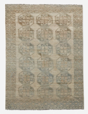 Vintage Persian Hand-Knotted Wool Rug No. 7, 6'3" x 8'8"