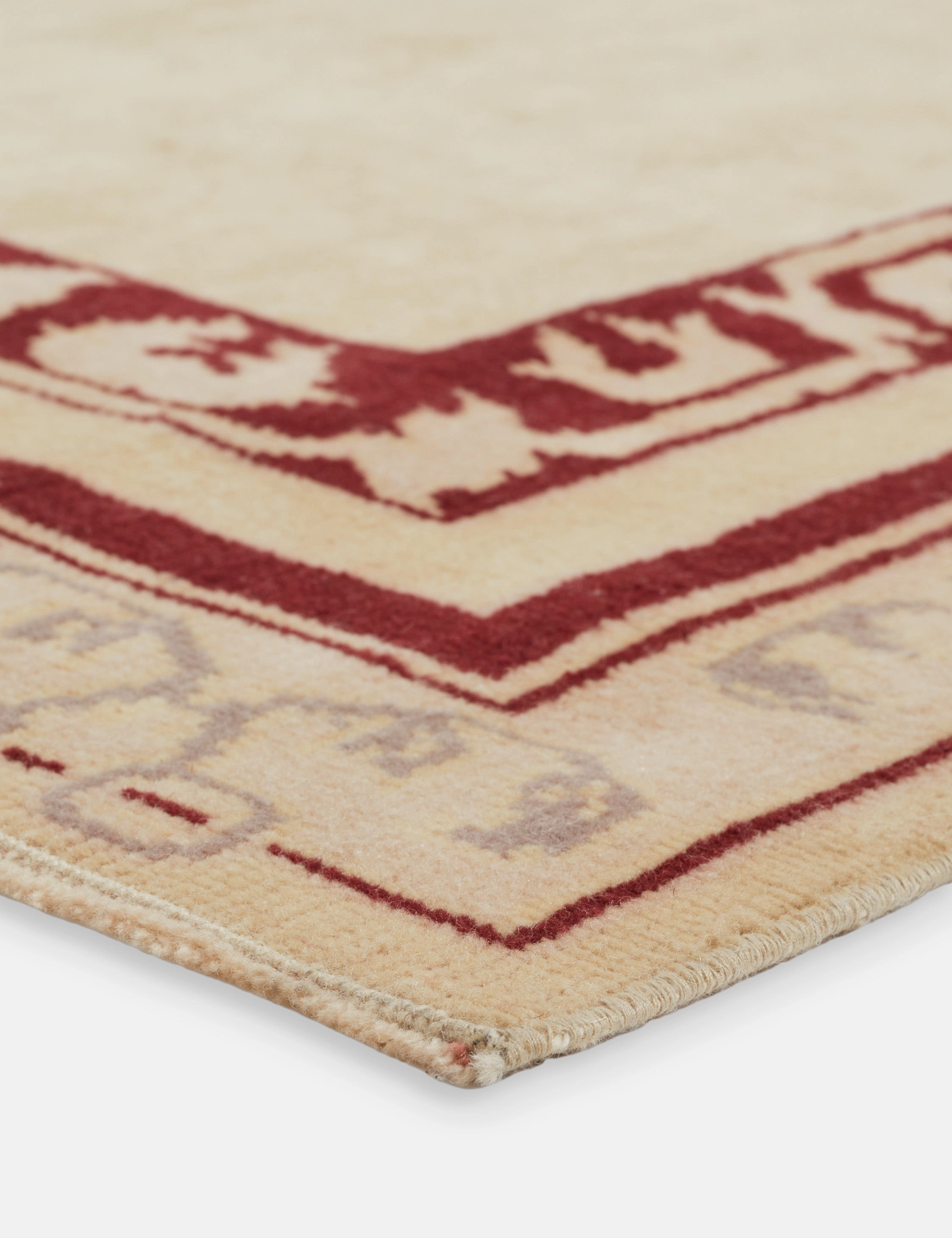 Vintage Turkish Hand-Knotted Wool Rug No. 256, 2'9" x 4'