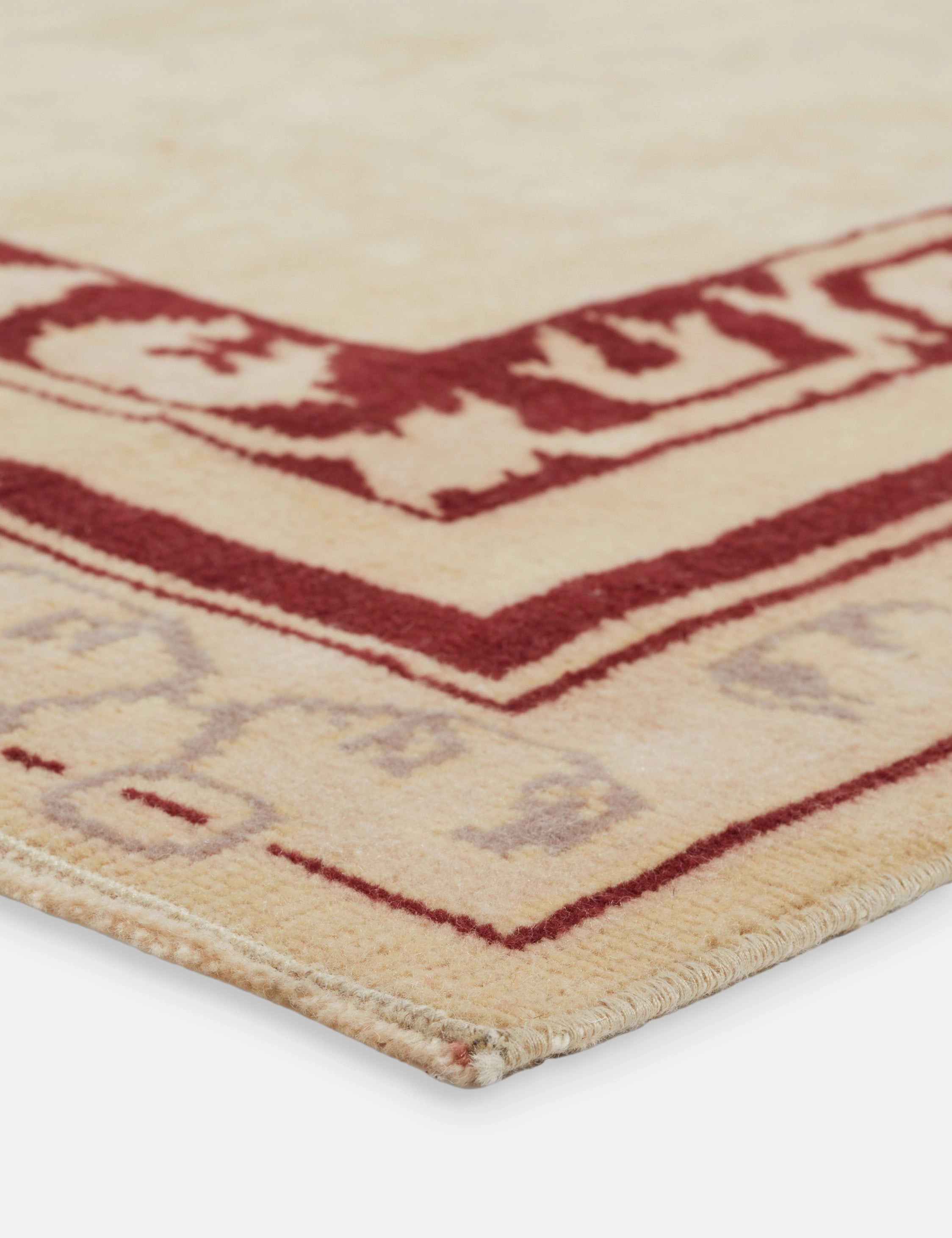 Vintage Turkish Hand-Knotted Wool Rug No. 256, 2'9" x 4'