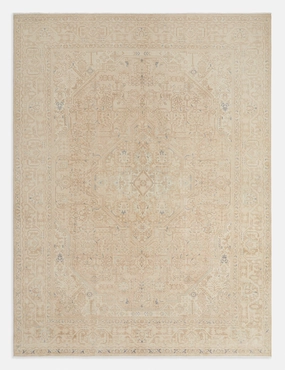Vintage Turkish Hand-Knotted Wool Rug No. 263, 9'5" x 12'8"