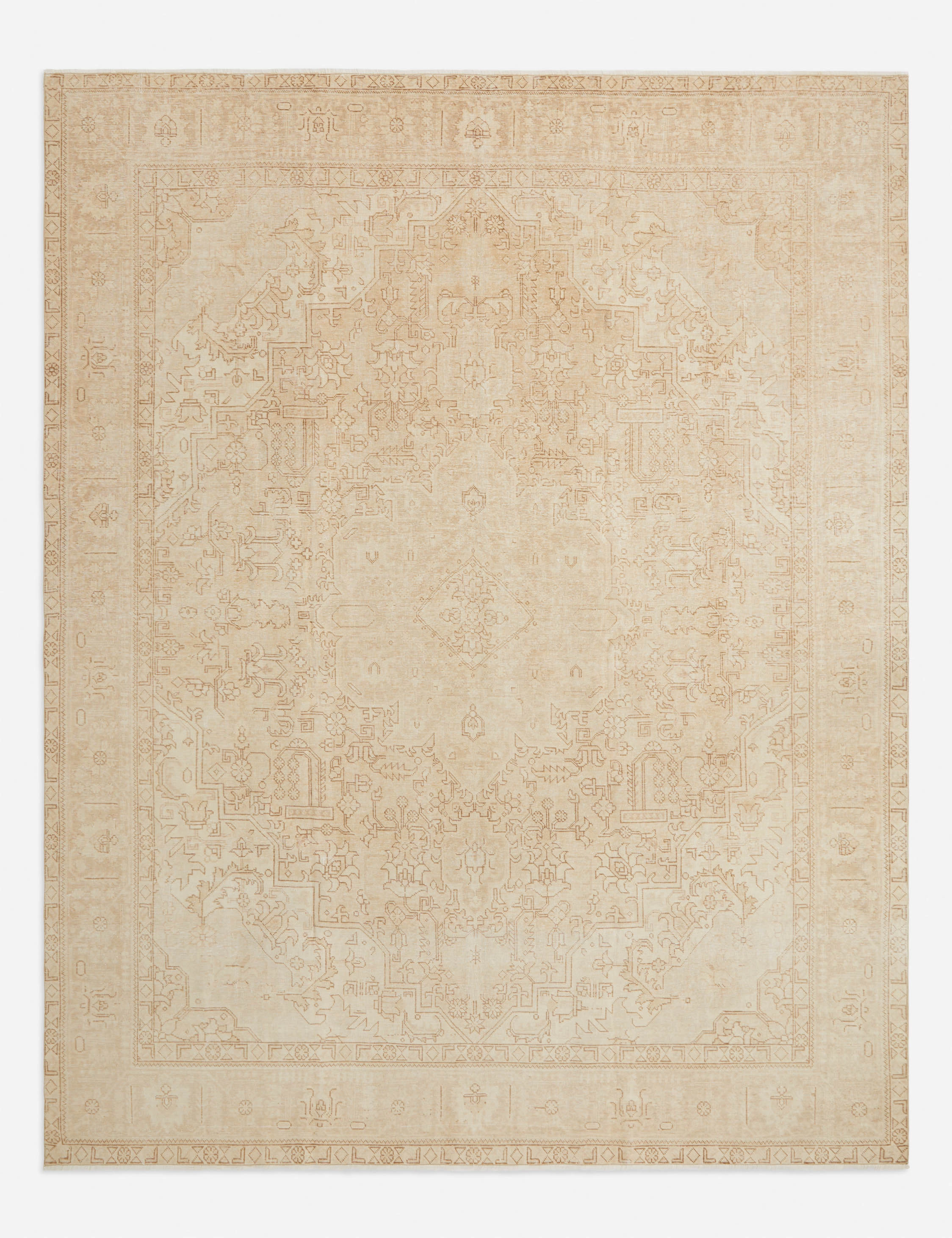 Vintage Turkish Hand-Knotted Wool Rug No. 264, 9'9" x 12'8"