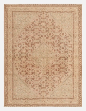 Vintage Turkish Hand-Knotted Wool Rug No. 274, 8'6" x 11'3"