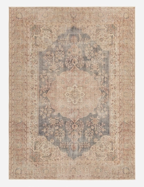 Vintage Turkish Hand-Knotted Wool Rug No. 276, 7'9" x 10'6"