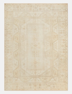 Vintage Turkish Hand-Knotted Wool Rug No. 278, 9'8" x 13'3"