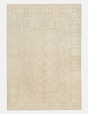 Vintage Turkish Hand-Knotted Wool Rug No. 281, 9'11" x 13'10"