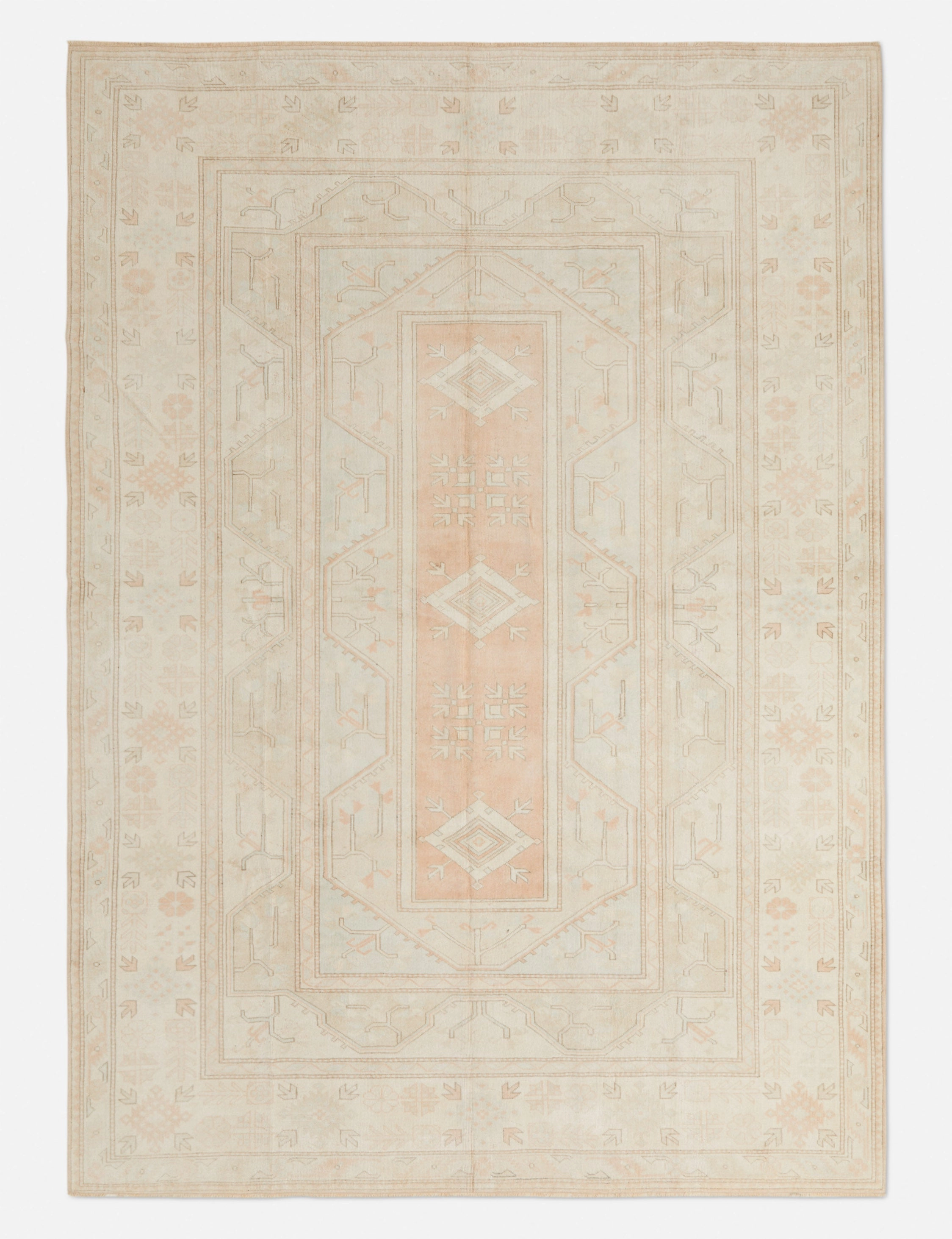 Vintage Turkish Hand-Knotted Wool Rug No. 282, 8'8" x 11'8"