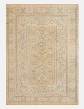 Vintage Turkish Hand-Knotted Wool Rug No. 283, 10'7" x 15'2"