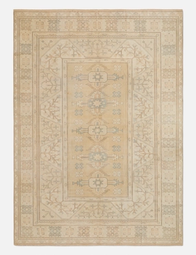 Vintage Turkish Hand-Knotted Wool Rug No. 283, 10'7" x 15'2"