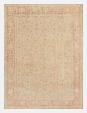 Vintage Turkish Hand-Knotted Wool Rug No. 284, 9'8" x 12'10"