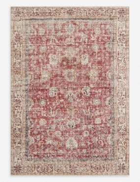 Vintage Turkish Hand-Knotted Wool Rug No. 291, 5'6" x 8'6"