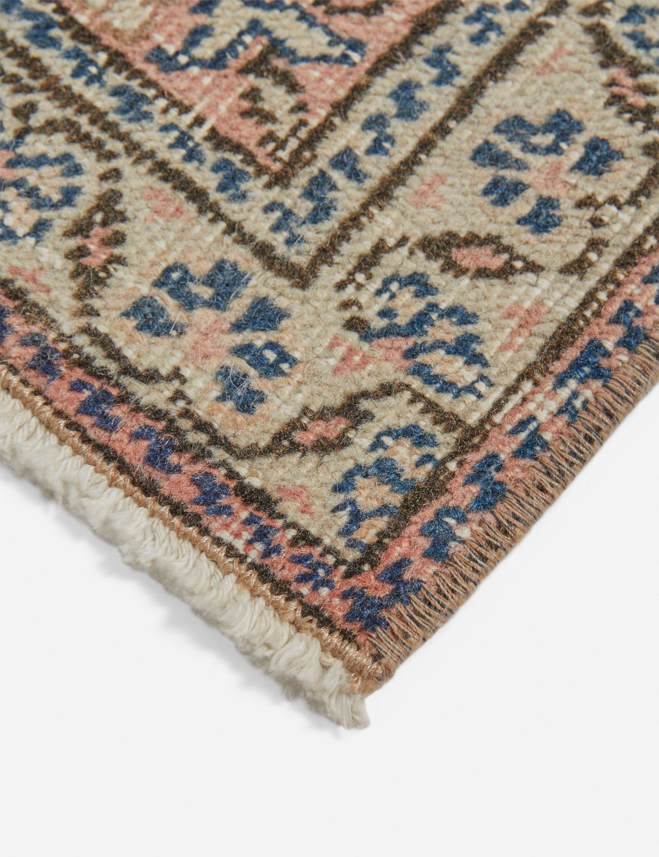 Vintage Turkish Hand-Knotted Wool Rug No. 299, 6'5" x 9'3"