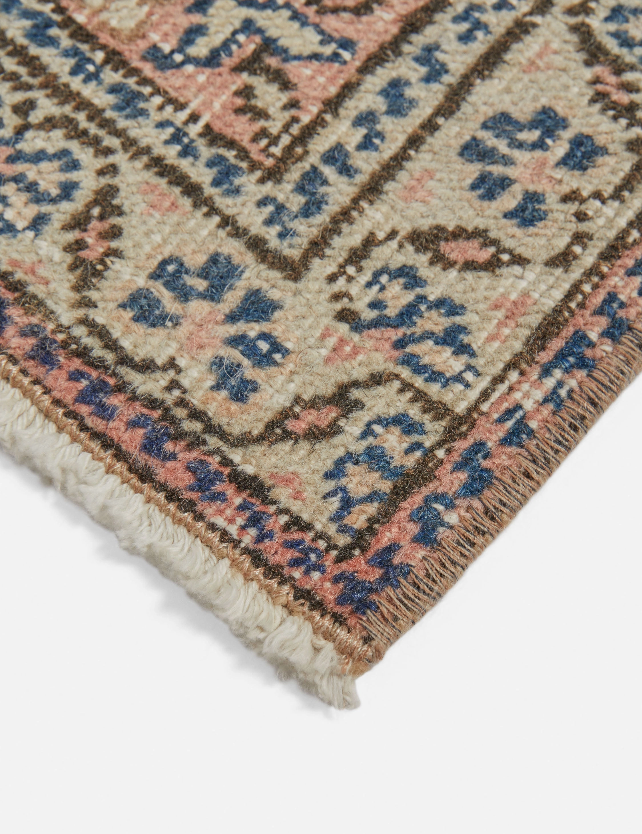 Vintage Turkish Hand-Knotted Wool Rug No. 299, 6'5" x 9'3"