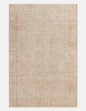 Vintage Turkish Hand-Knotted Wool Rug No. 301, 6'9" x 10'3"