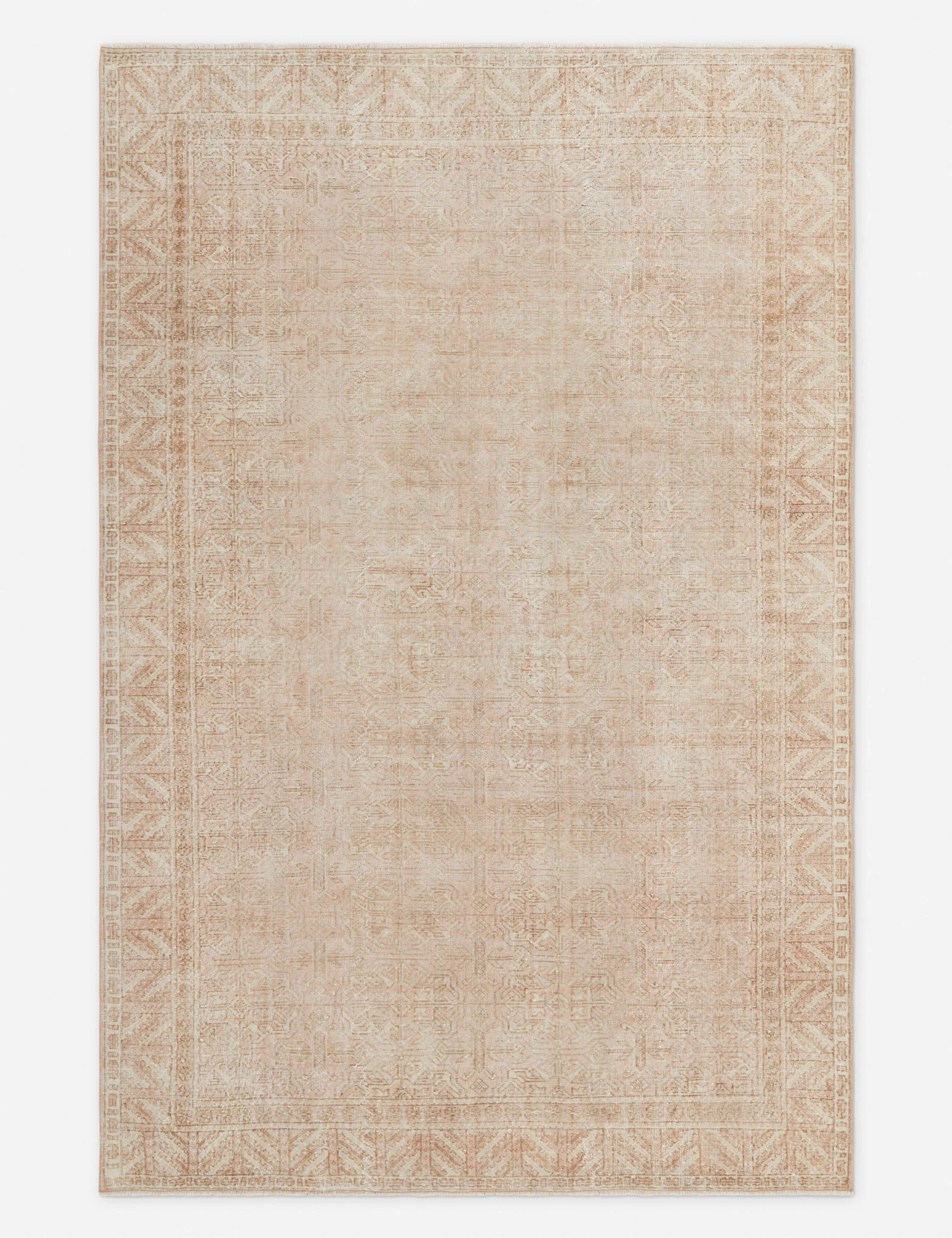 Vintage Turkish Hand-Knotted Wool Rug No. 301, 6'9" x 10'3"