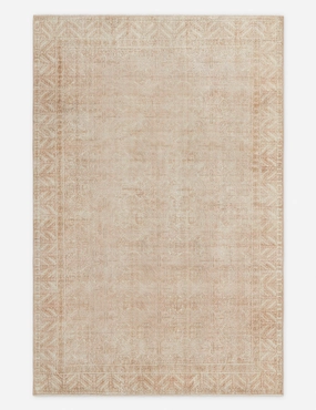Vintage Turkish Hand-Knotted Wool Rug No. 301, 6'9" x 10'3"
