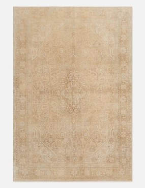 Vintage Turkish Hand-Knotted Wool Rug No. 315, 6'5" x 9'4"