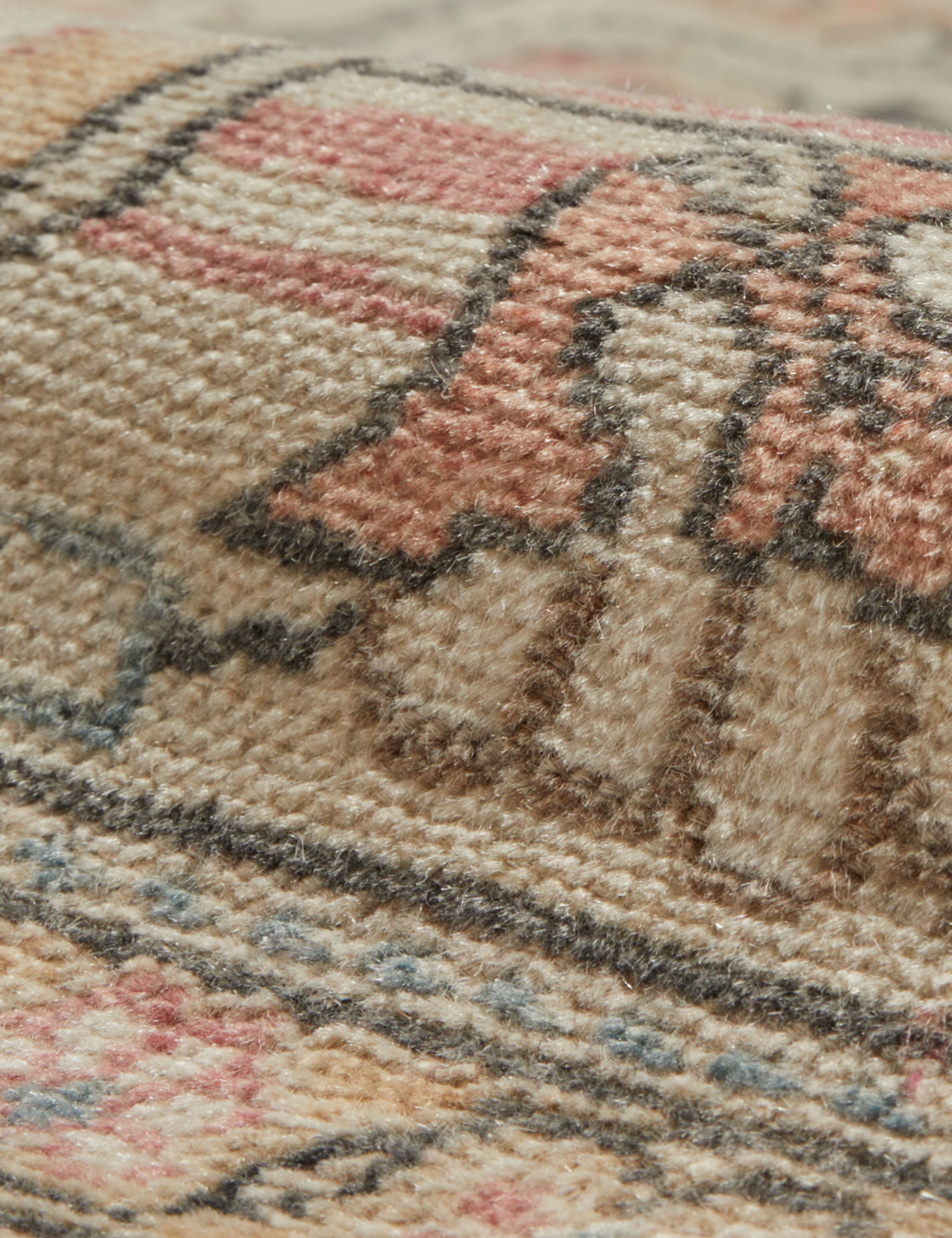 Vintage Turkish Hand-Knotted Wool Rug No. 322, 6'4" x 10'4"