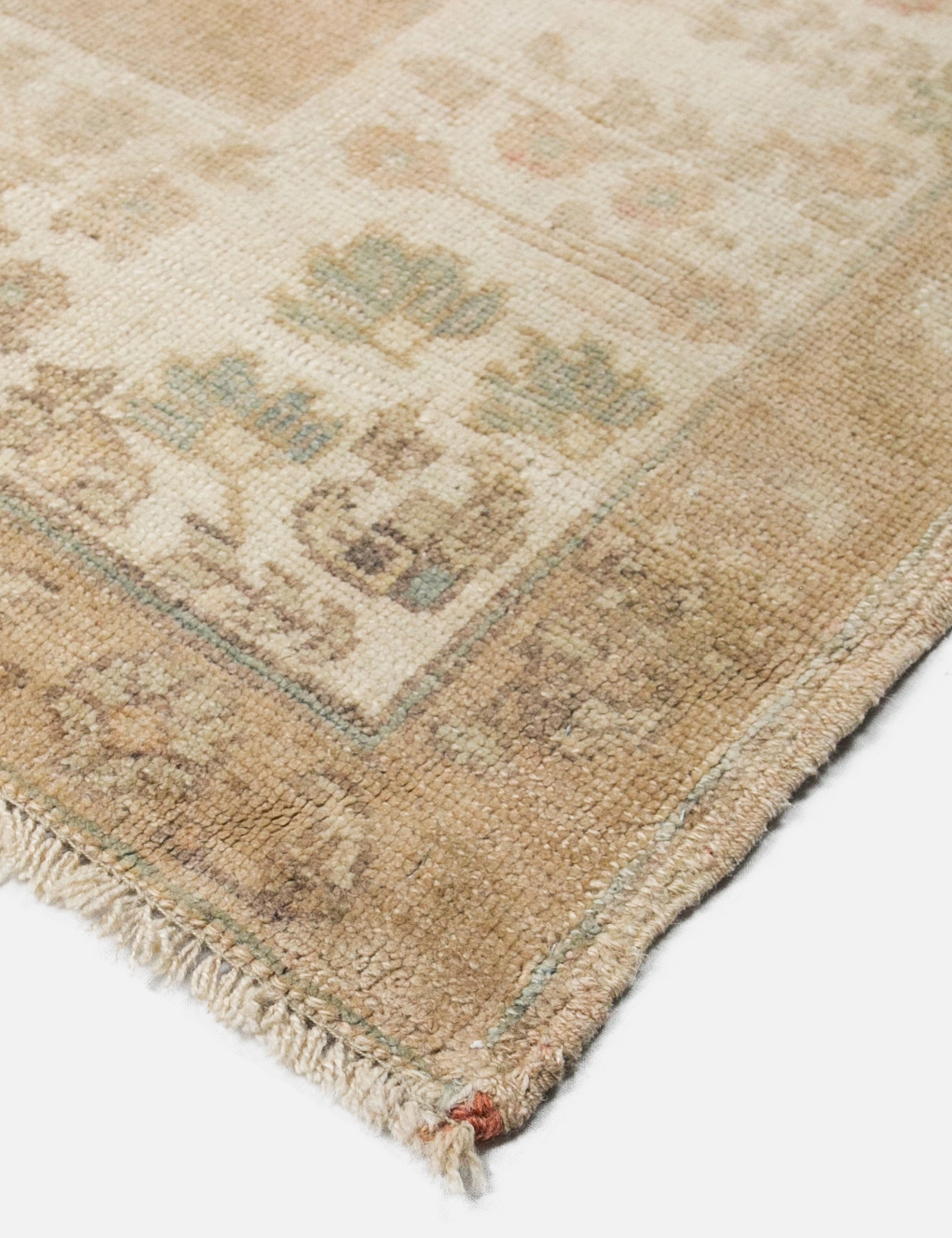 Vintage Turkish Hand-Knotted Wool Rug No. 371, 5'1" x 7'5"