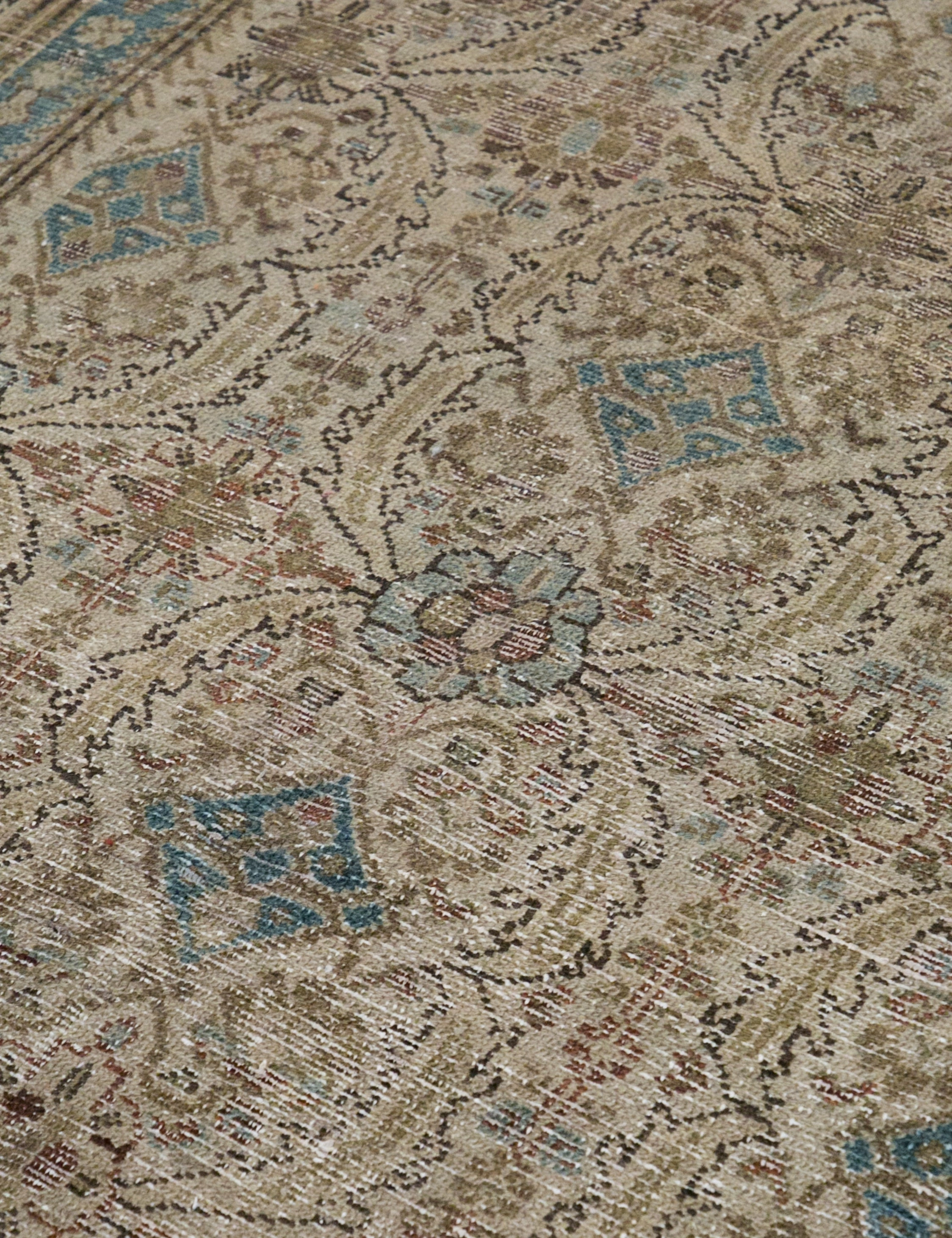 Vintage Turkish Hand-Knotted Wool Rug No. 373, 5'5" x 14'10"