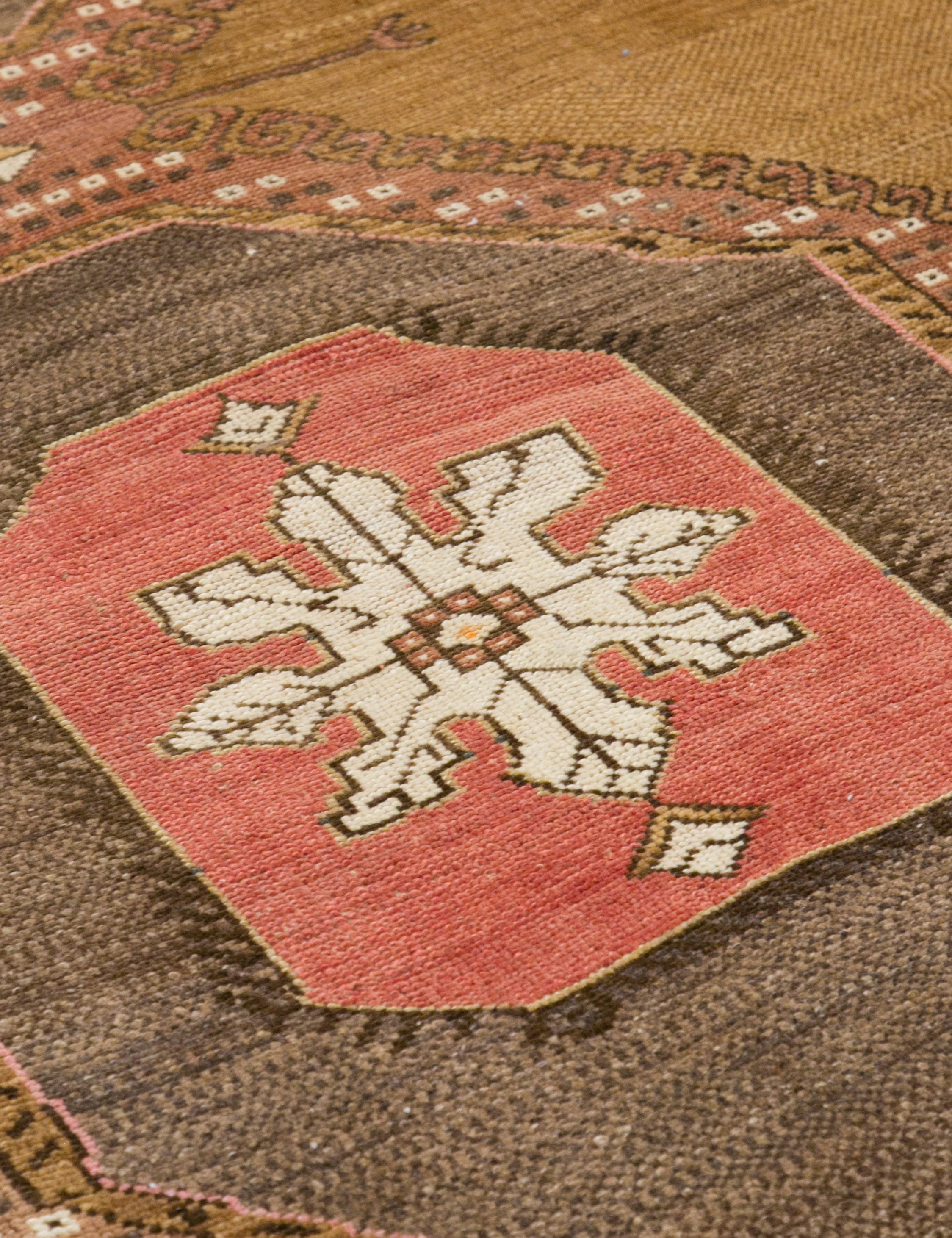 Vintage Turkish Hand-Knotted Wool Rug No. 374, 5'6" x 12'2"